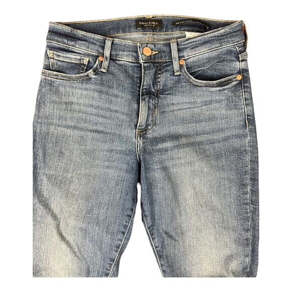 Banana Republic Womens Mid Rise Skinny Jeans sz 27 distressed - Picture 3 of 7